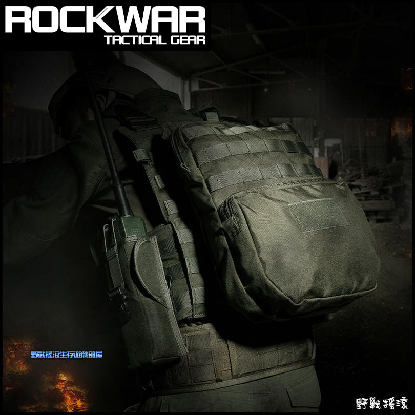 ROCKWAR 戰術背心附件包、水袋背包