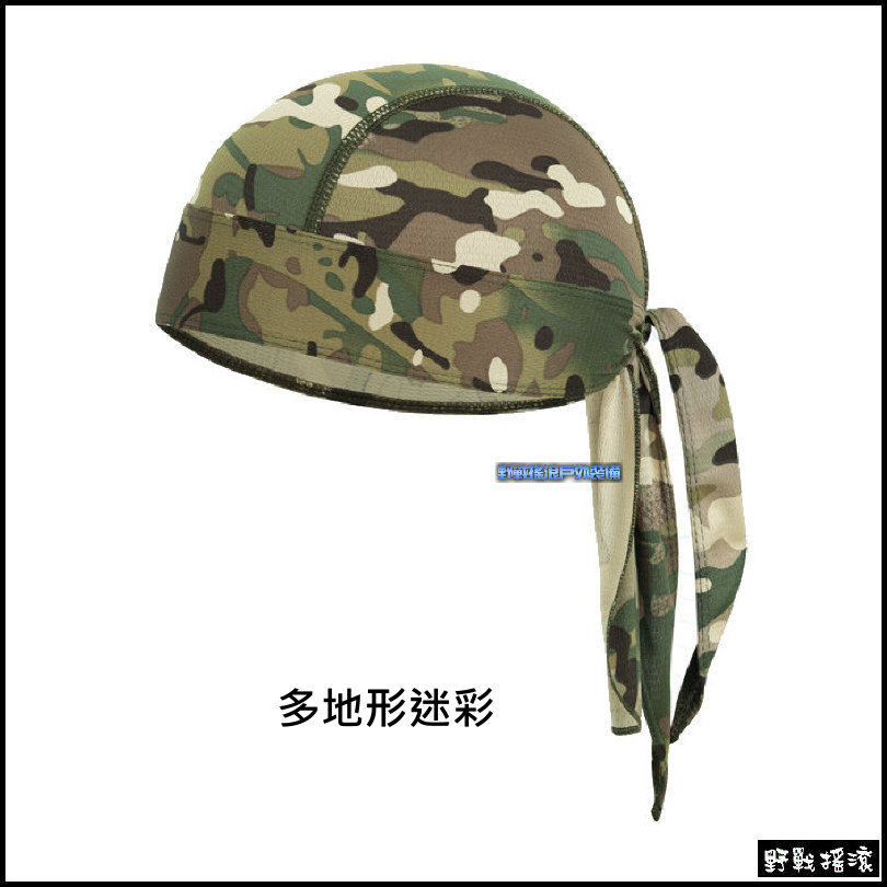 高品質萊卡海盜頭巾、迷彩海盜帽