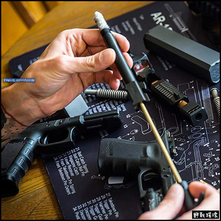 AR-15 槍枝分解圖 工作墊、滑鼠墊