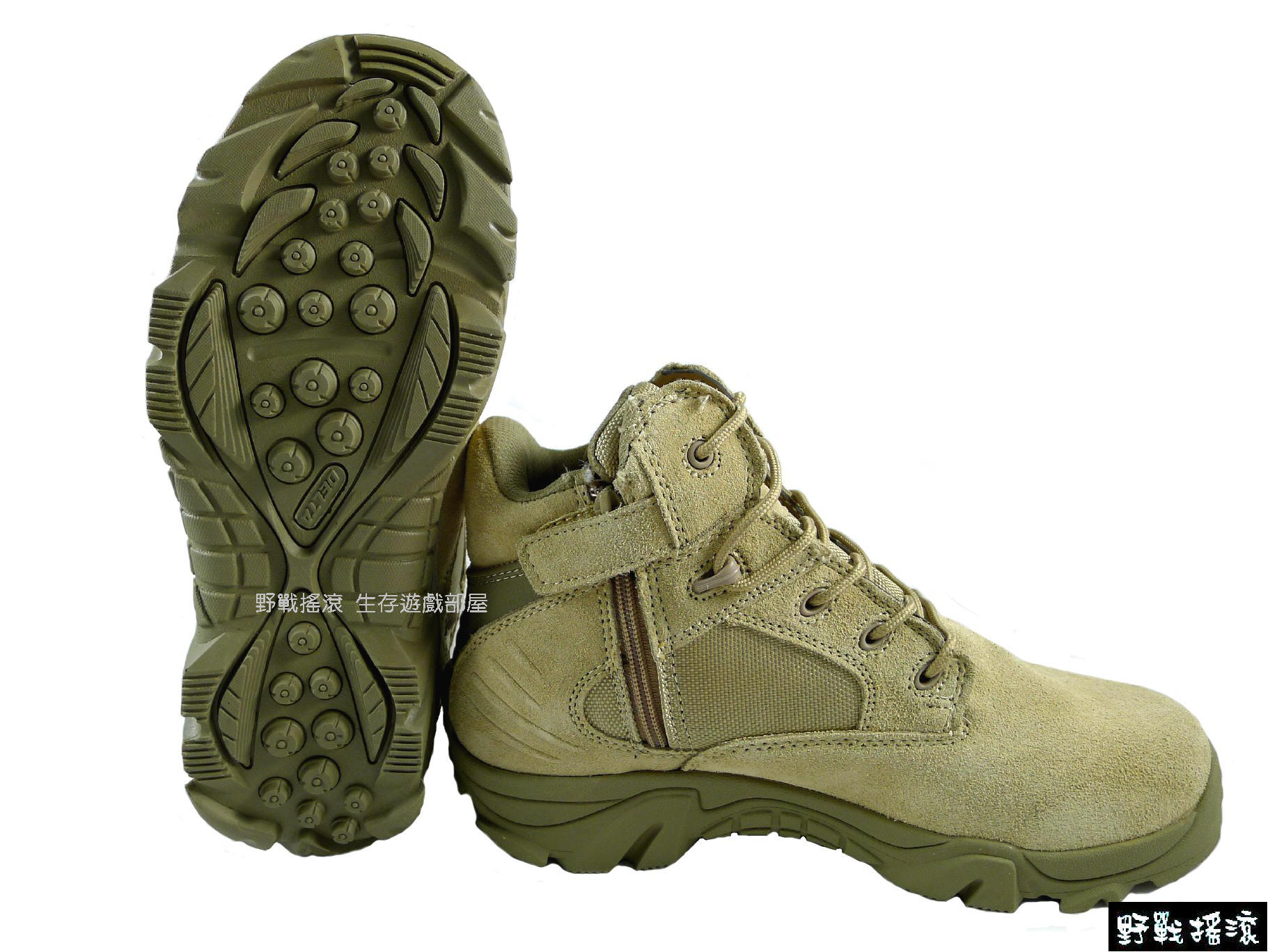 三角洲部隊高品質黑色特戰短筒軍靴