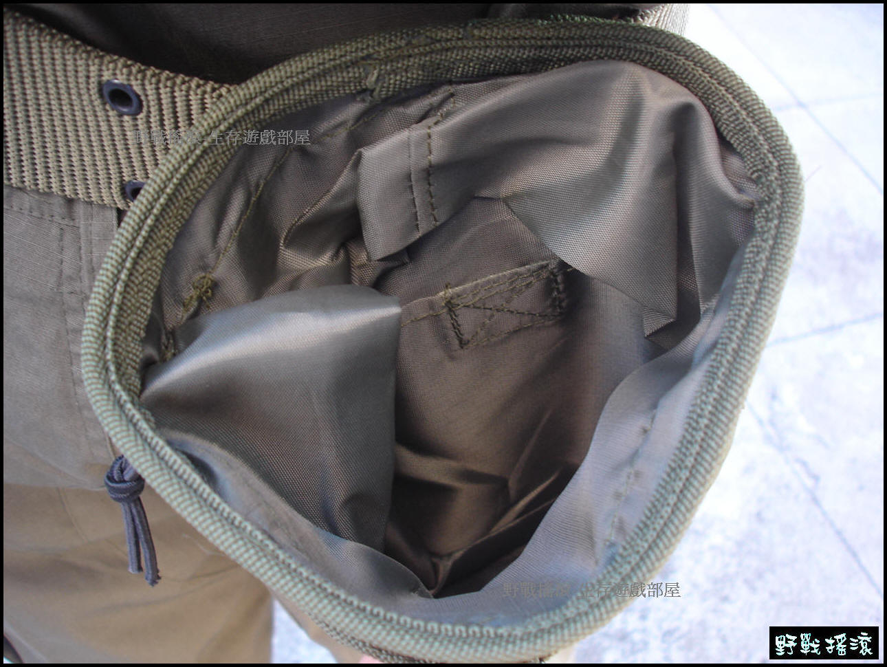 MOLLE 小型彈匣回收袋【黑色】