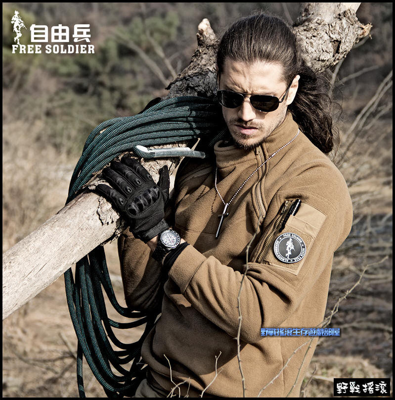FREE SOLDIER 暴君戰術抓絨衣【灰綠色】