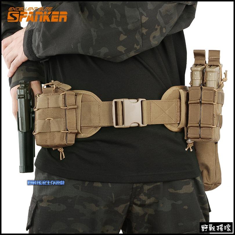 SPANKER 兩用型戰術腰封【狼棕色】