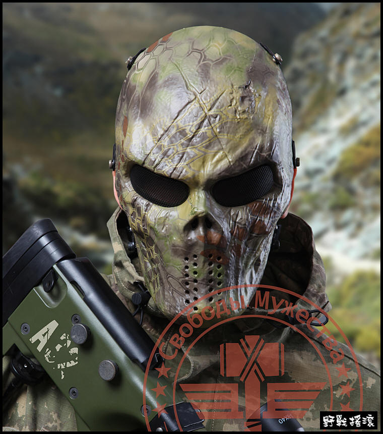 WARCHIEF M06 防彈骷髏面罩【MultiCam】