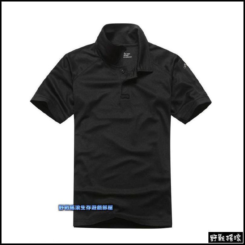 軍風短袖戰術POLO衫、速乾上衣【Multicam Black】