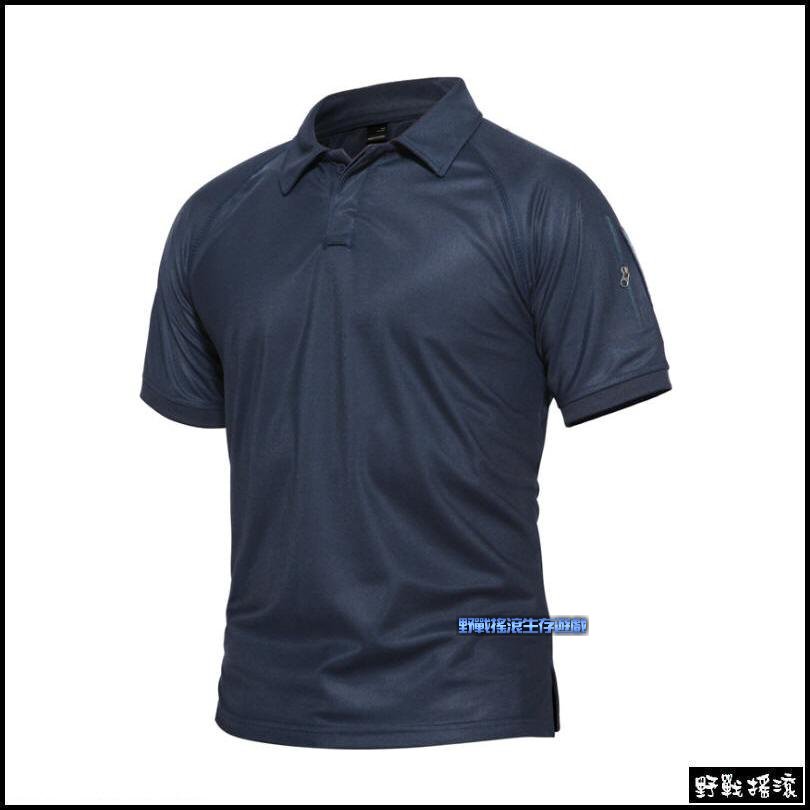 軍風短袖戰術POLO衫、速乾上衣【Multicam Black】