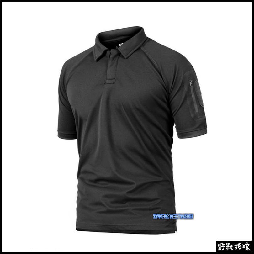 軍風短袖戰術POLO衫、速乾上衣【Multicam Black】