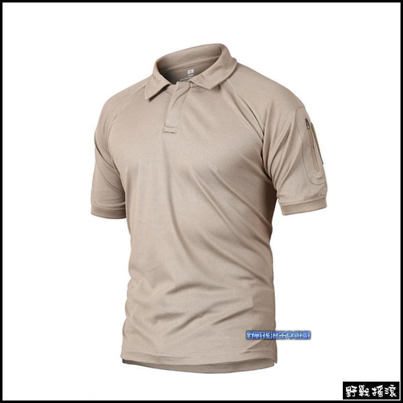 軍風短袖戰術POLO衫、速乾上衣【Multicam Black】