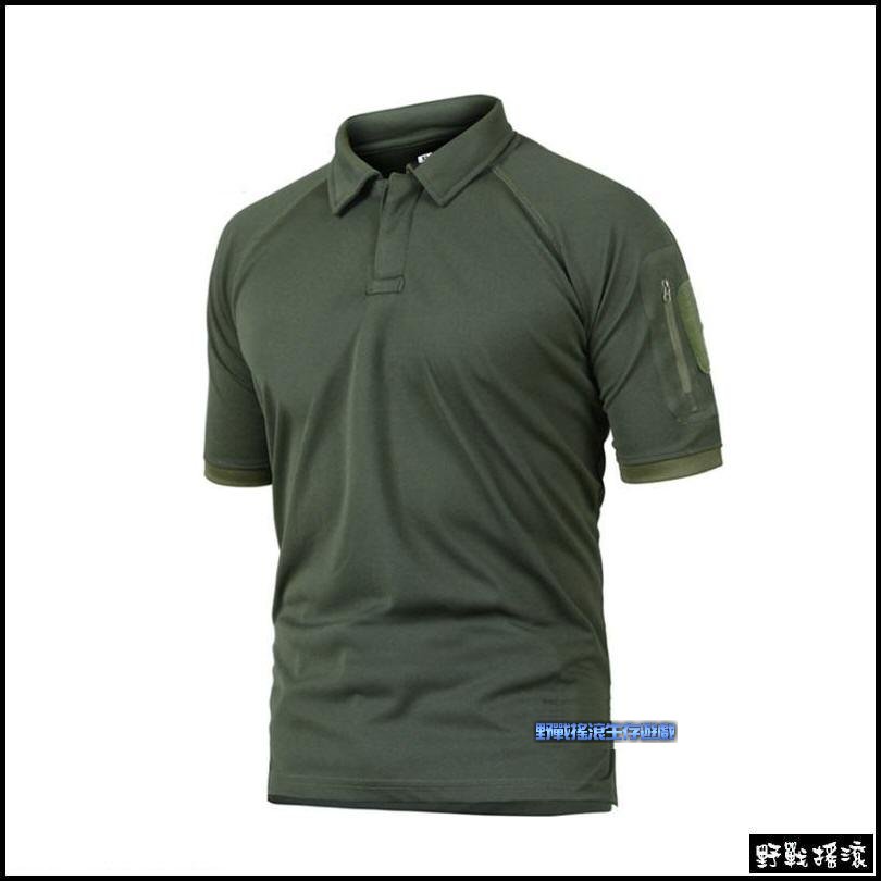 軍風短袖戰術POLO衫、速乾上衣【Multicam Black】