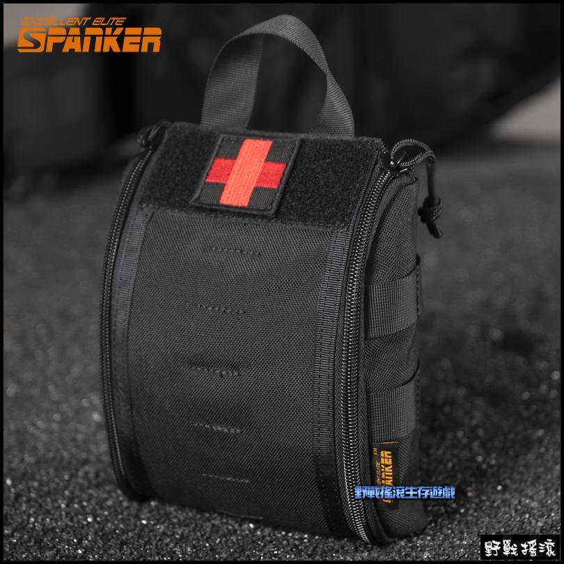 SPANKER 戰術應急醫療包、急救包【黑色】