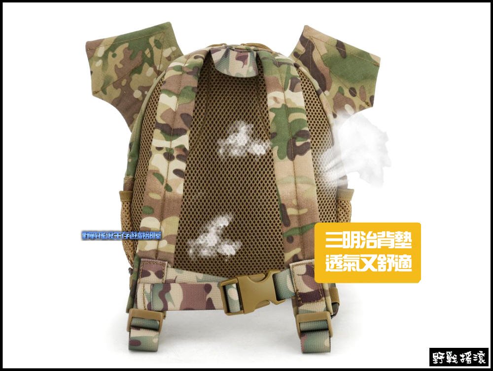 ROCKWAR 小惡魔翅膀迷彩背包