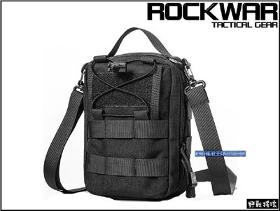 ROCKWAR 側背式戰術醫療包【黑色】