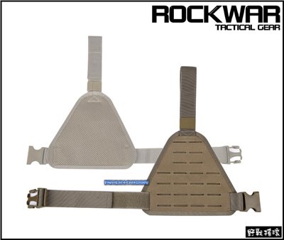 ROCKWAR Molle 戰術三角腿掛板【狼棕色】